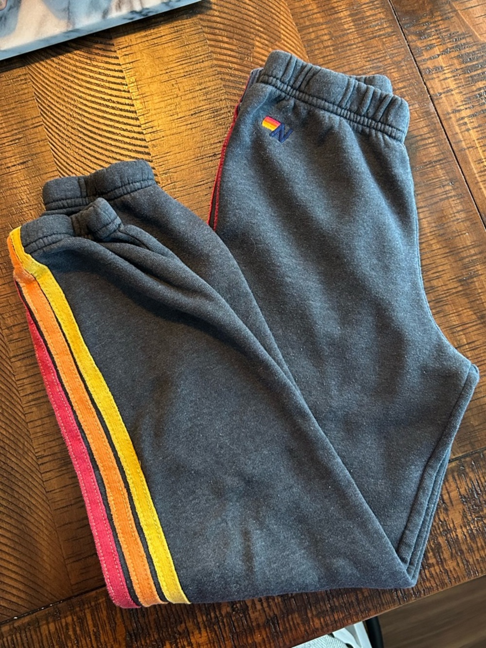 Aviator Nation kids five stripe sweatpants